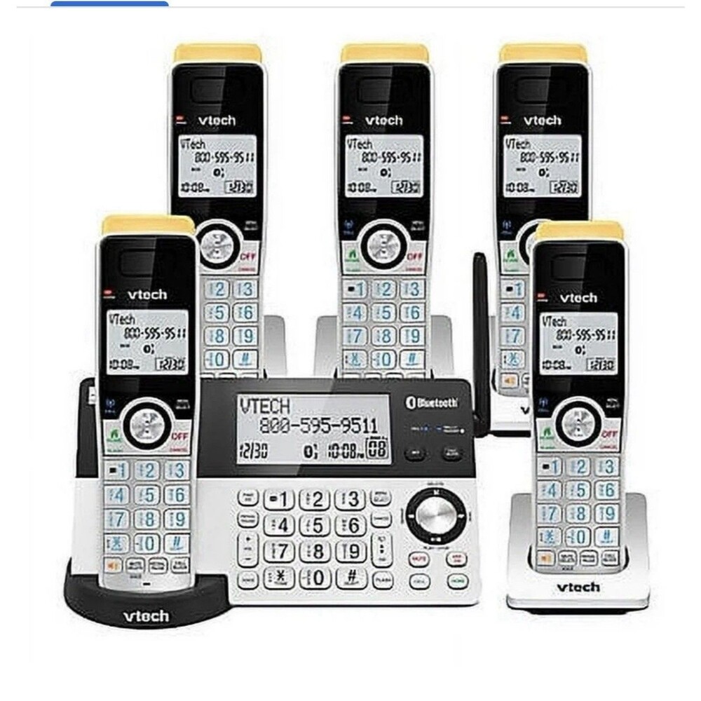 VTech 5 Handset Super Long Range Answering System Model IS8151-5 - New, Open Box